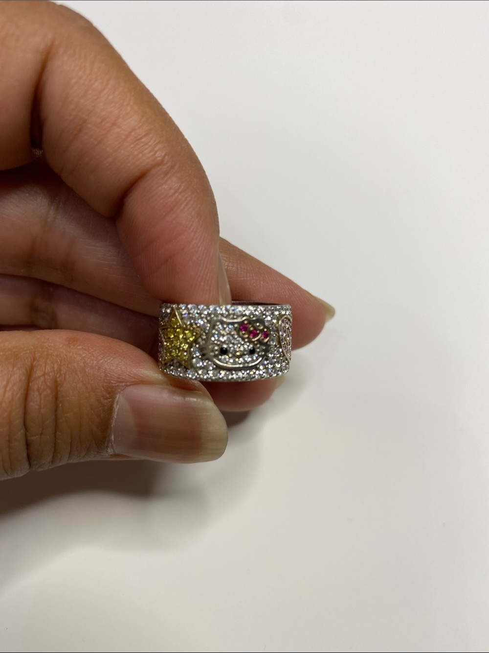 Sanrio CZ ring Hello Kitty 925 CZ ring